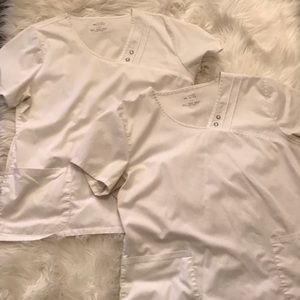 2 Cherokee Luxe scrub tops